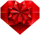 Crystal Heart Transparent PNG Clip Art Image