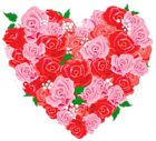 Deco Rose Heart PNG Clipart Picture