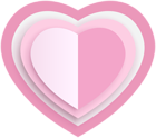 Decorative Heart Pink PNG Clipart
