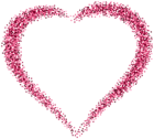 Decorative Pink Heart PNG Image