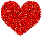 Decorative Red Heart Transparent Image
