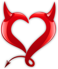 Devil Heart PNG Clipart Picture