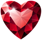 Diamond Heart Transparent PNG Clip Art Image