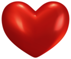 Glossy Heart Red PNG Transparent Clipart