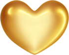 Gold Heart PNG Clip Art