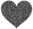 Heart Black Decorative PNG Transparent Clipart