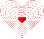 Heart Decorative Transparent Clip Art Image