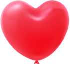Heart Shape Balloon Red Transparent Clip Art Image