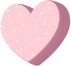 Heart Soft Pink Transparent PNG Clip Art