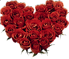 Heart of Roses Clipart