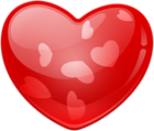 Heart with Hearts PNG Clip Art Image