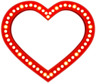 Luminous Heart PNG Clip Art Image