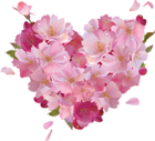 Pink Flower Heart Clipart | Gallery Yopriceville - High-Quality Images