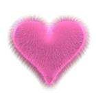 Pink Fluffy Heart
