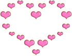 Pink Heart Shape from Hearts PNG Clipart