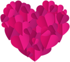 Pink Heart of Hearts Transparent Clipart