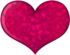 Pink Heart with Hearts Transparent PNG Image
