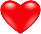 Red Classic Heart PNG Transparent Clipart