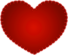 Red Heart Sewing Style PNG Clipart