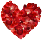 Rose Petals Hearts Transparent PNG Clip Art Image
