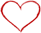 Sketch Heart PNG Clipart