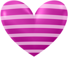 Striped Heart Transparent Clipart