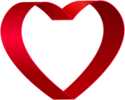 Transparent Red Heart Shape PNG Clip Art