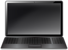 Black Laptop PNG Clipart