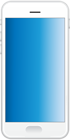 White Smartphone PNG Clip Art Image