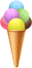 Big Ice Cream Cone PNG PNG Clipart