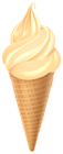 Caramel Ice Cream Cone PNG Transparent Clipart
