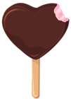 Heart Ice Cream Stick PNG Clipart