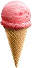 Ice Cream Cone Pink PNG Clipart