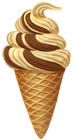 Transparent Caramel Ice Cream Cone Picture