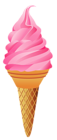 Transparent Strawberry Ice Cream Cone Picture