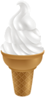 Vanilla Ice Cream Cone PNG Clipart