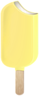 Yellow Ice Cream Popsicle PNG Clipart