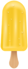 Yellow Popsicle Ice Cream PNG Transparent Clipart