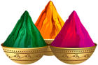 Holi Color Powders Transparent Clip Art Image