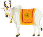 India Holy Cow Transparent Clip Art Image