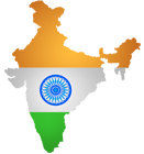 India Map Flag PNG Clip Art PNG Image
