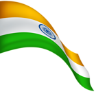 India Waving Flag Transparent Clip Art Image
