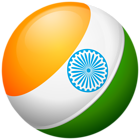 Round India Flag PNG Transparent Clip Art Image | Gallery Yopriceville ...