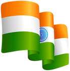 Waving India Flag Transparent PNG Clip Art Image