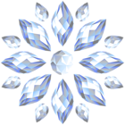 Crystal Flower Transparent PNG Clip Art Image
