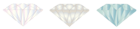 Diamonds Set PNG Clipart