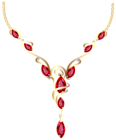 Gold Diamond Necklace PNG Clipart