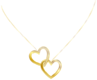 Gold Heart Necklace PNG Clip Art Image