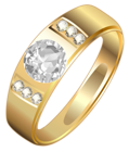 Golden Ring PNG Clipart
