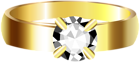 Golden Ring Transparent PNG Image